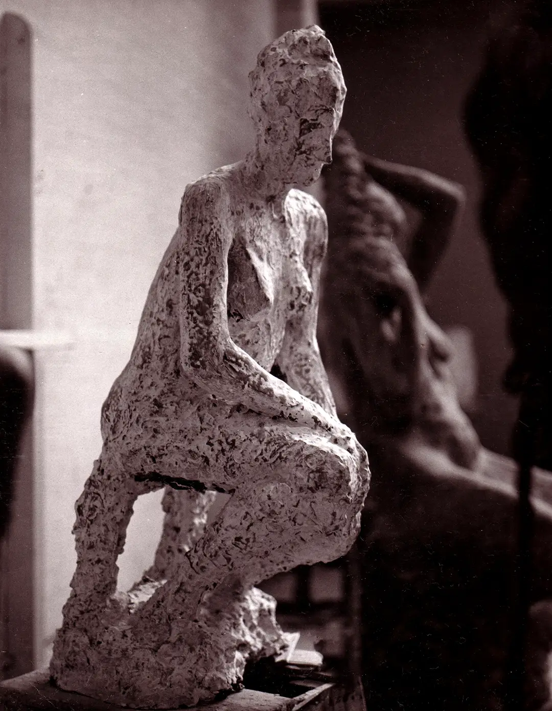 seated female figure