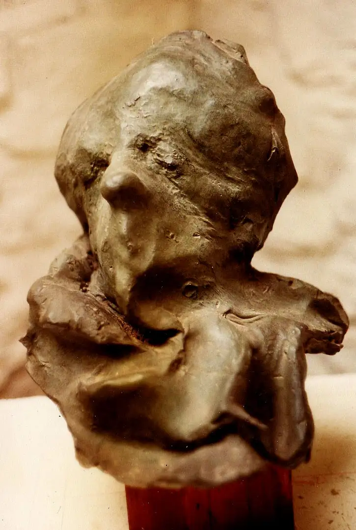 Alan Rawsthorne portrait in bronze