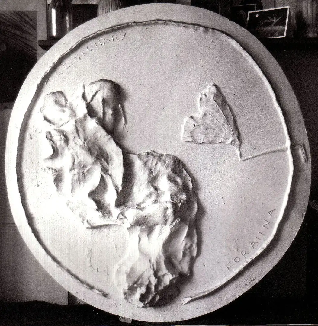 'Gingo Mary' Relief in resin